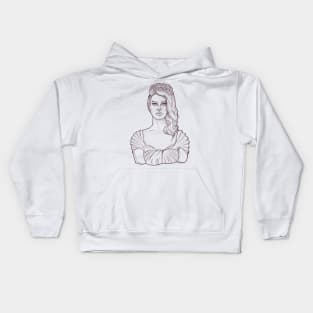 Celebrity girl Kids Hoodie